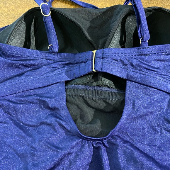 Nwt One shoulder Loop Strap Swimsuits For All One Piece size 16 - Picture 5 of 5